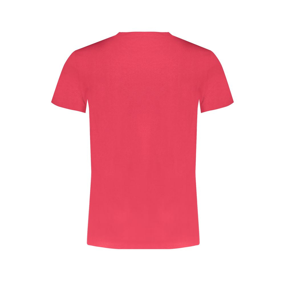 Camiseta de algodón roja Trussardi