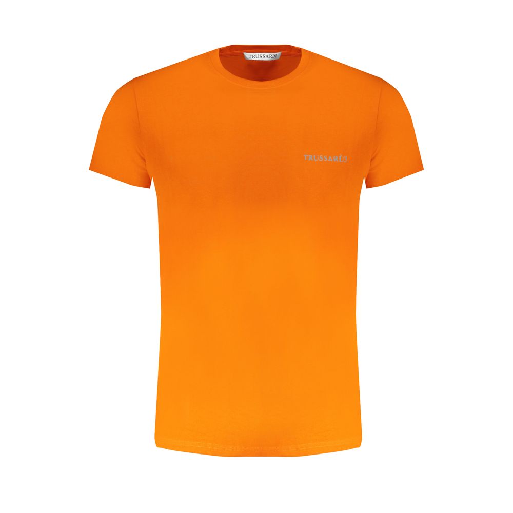 Camiseta de algodón naranja Trussardi