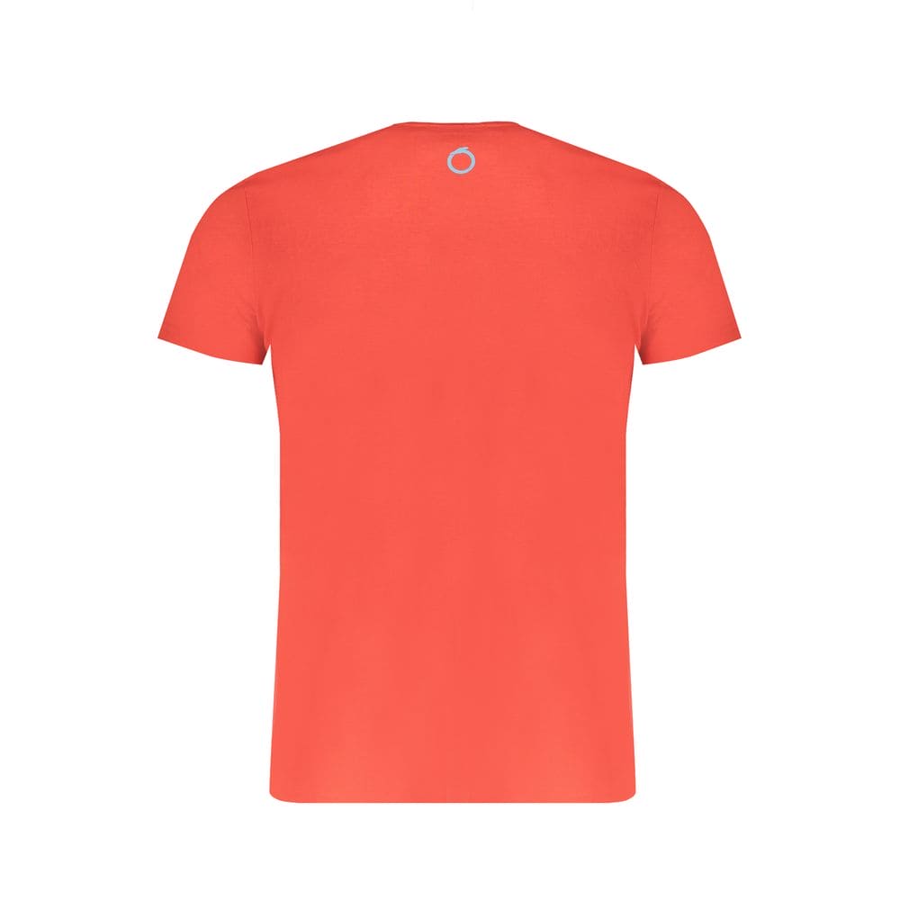 Camiseta de algodón roja Trussardi