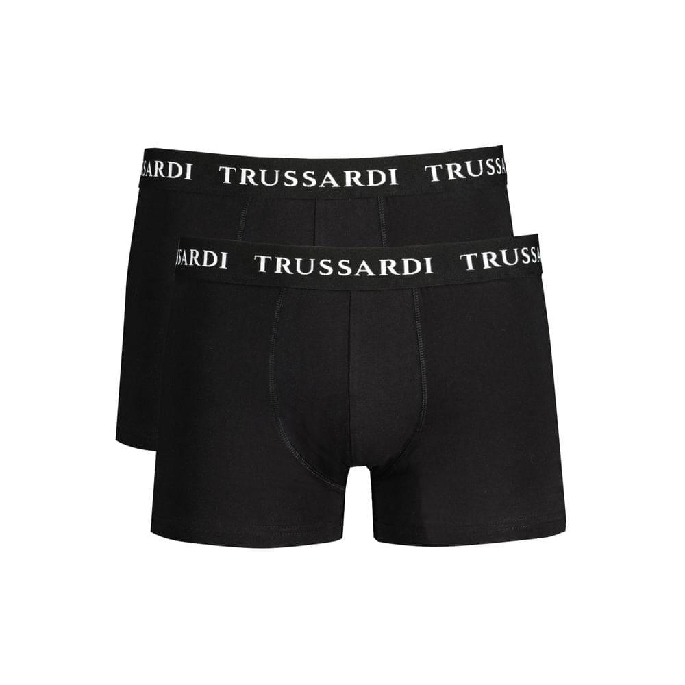 Sous-vêtements en coton noir Trussardi