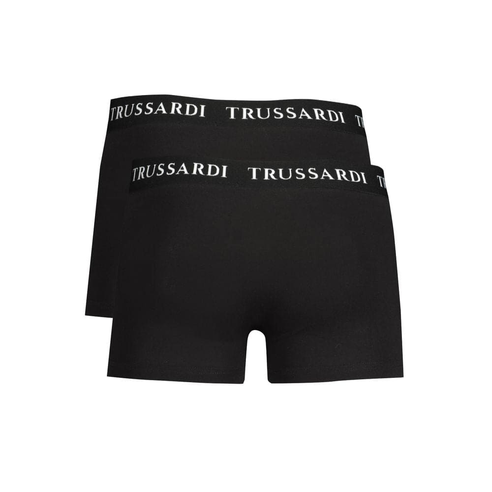 Sous-vêtements en coton noir Trussardi