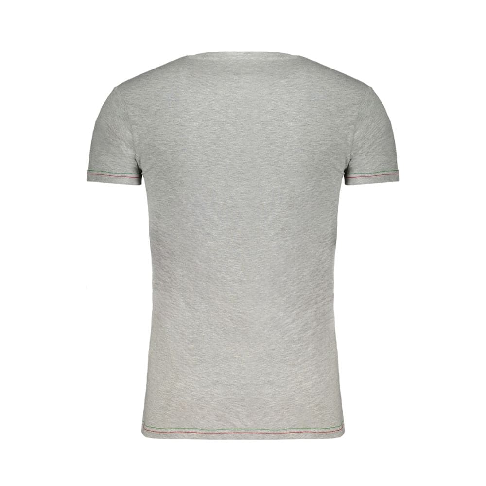 Aeronautica Militare Camiseta de algodón gris