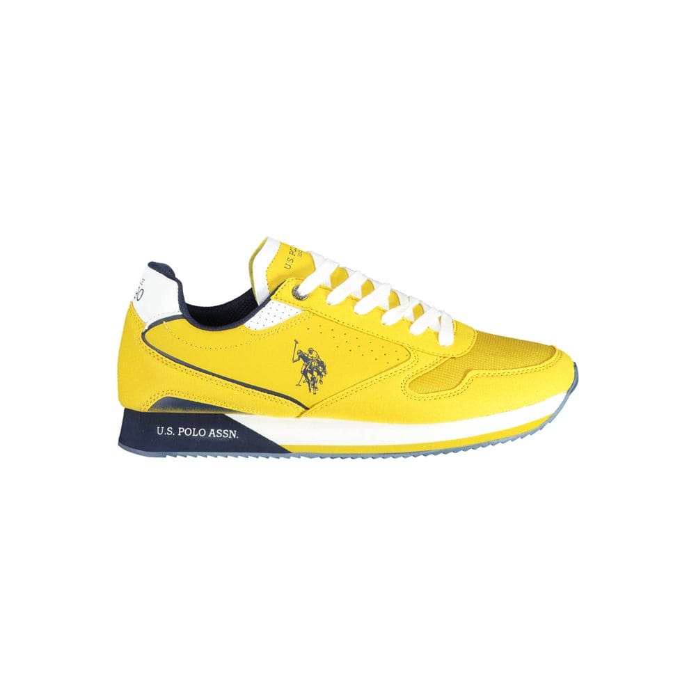 US POLO ASSN. Zapatillas deportivas con cordones en color amarillo llamativo