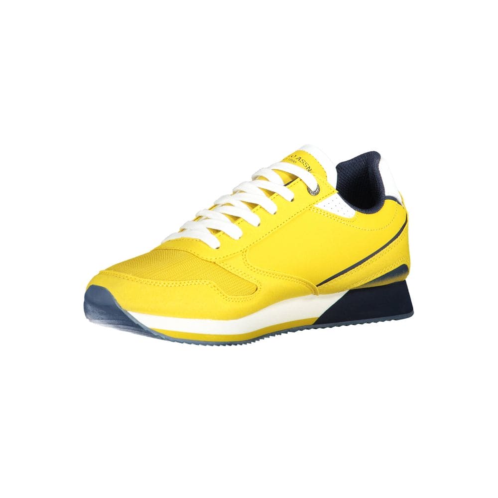 US POLO ASSN. Zapatillas deportivas con cordones en color amarillo llamativo