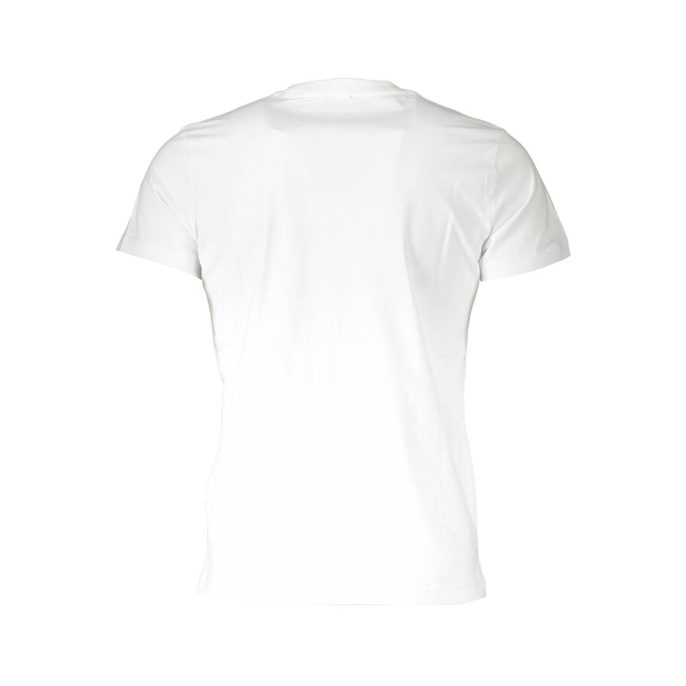 Camiseta de cuello redondo estampada elegante en blanco de Diesel