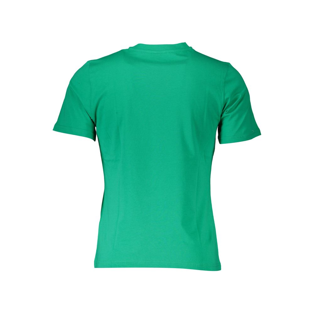 Camiseta de algodón con cuello redondo y logotipo verde de North Sails