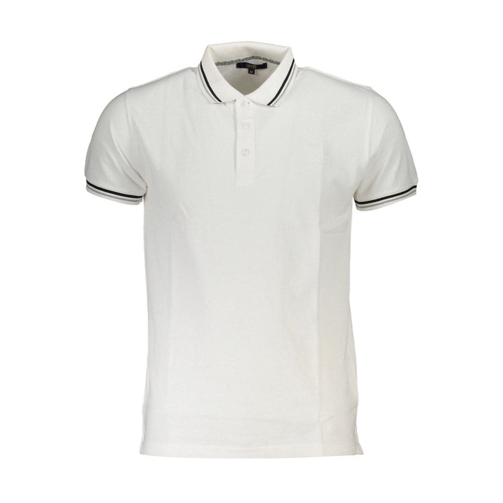 Polo en coton blanc Cavalli Class