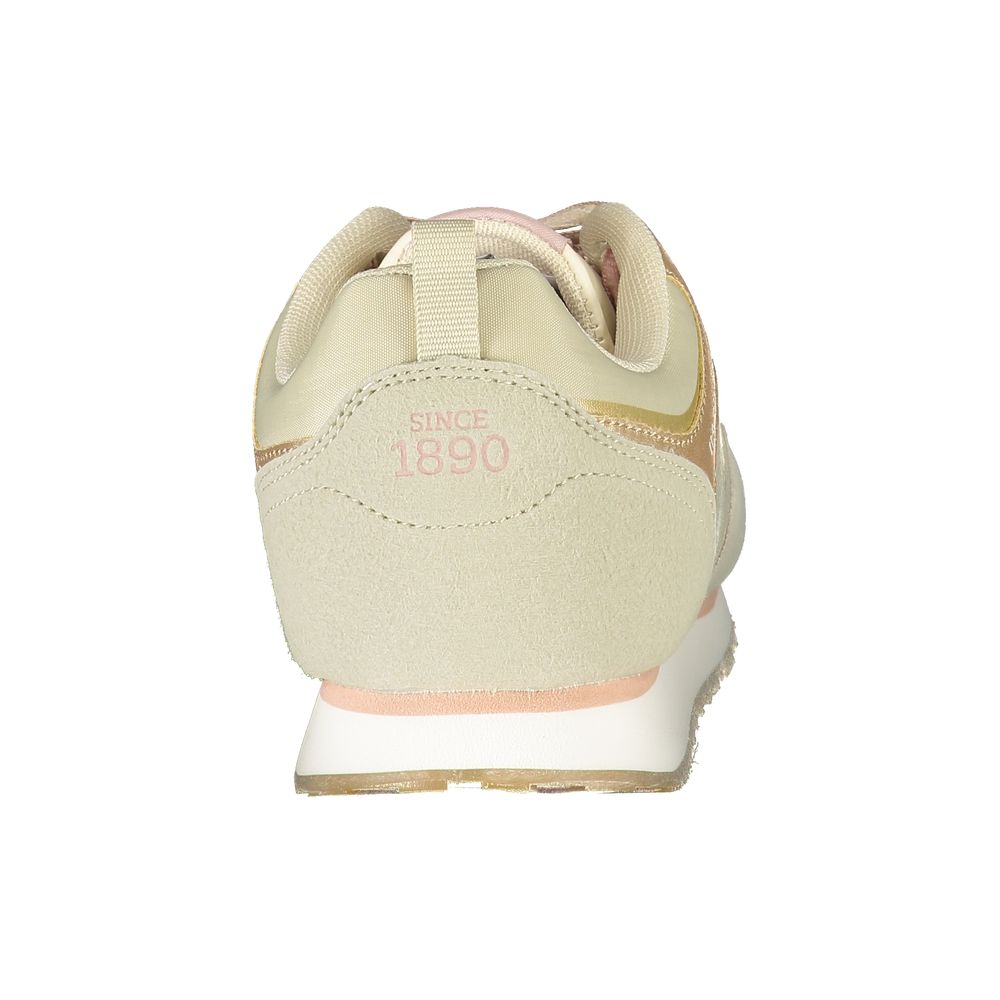 US POLO ASSN. Zapatillas deportivas de poliéster color beige