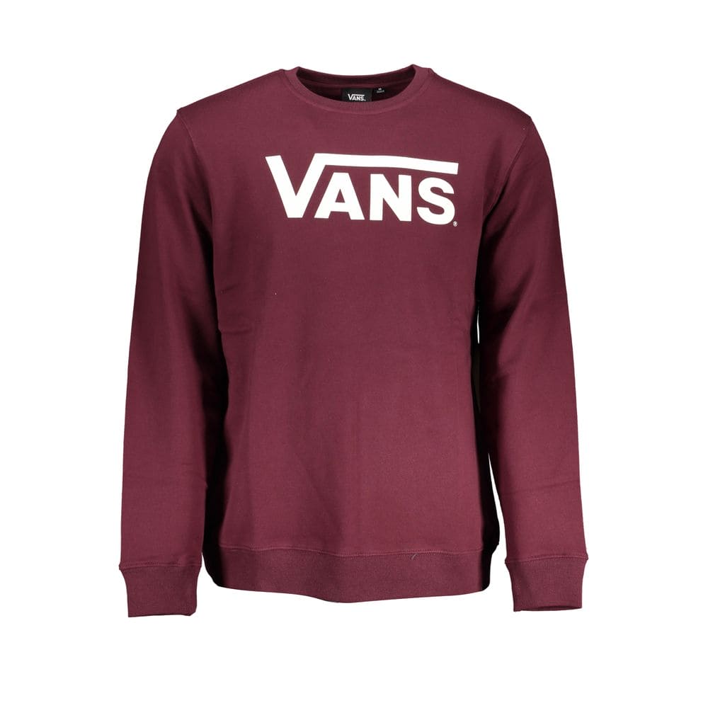 Sudadera de polar con cuello redondo rosa chic de Vans