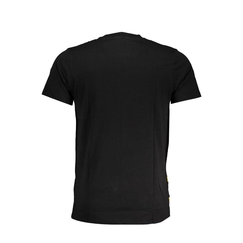 Camiseta de algodón negra Cavalli Class