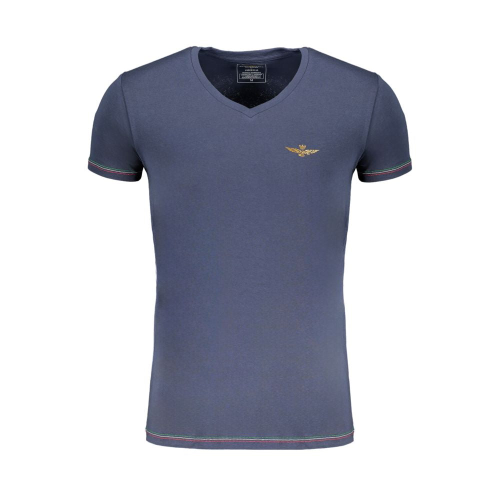 Camiseta Aeronáutica Militare Algodón Azul