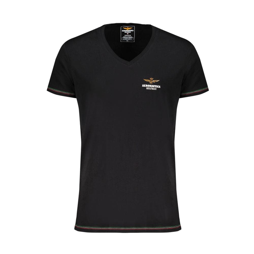 Sous-vêtements en coton noir Aeronautica Militare