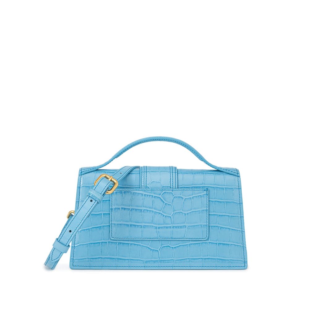 Sac à main en cuir bleu clair Jacquemus