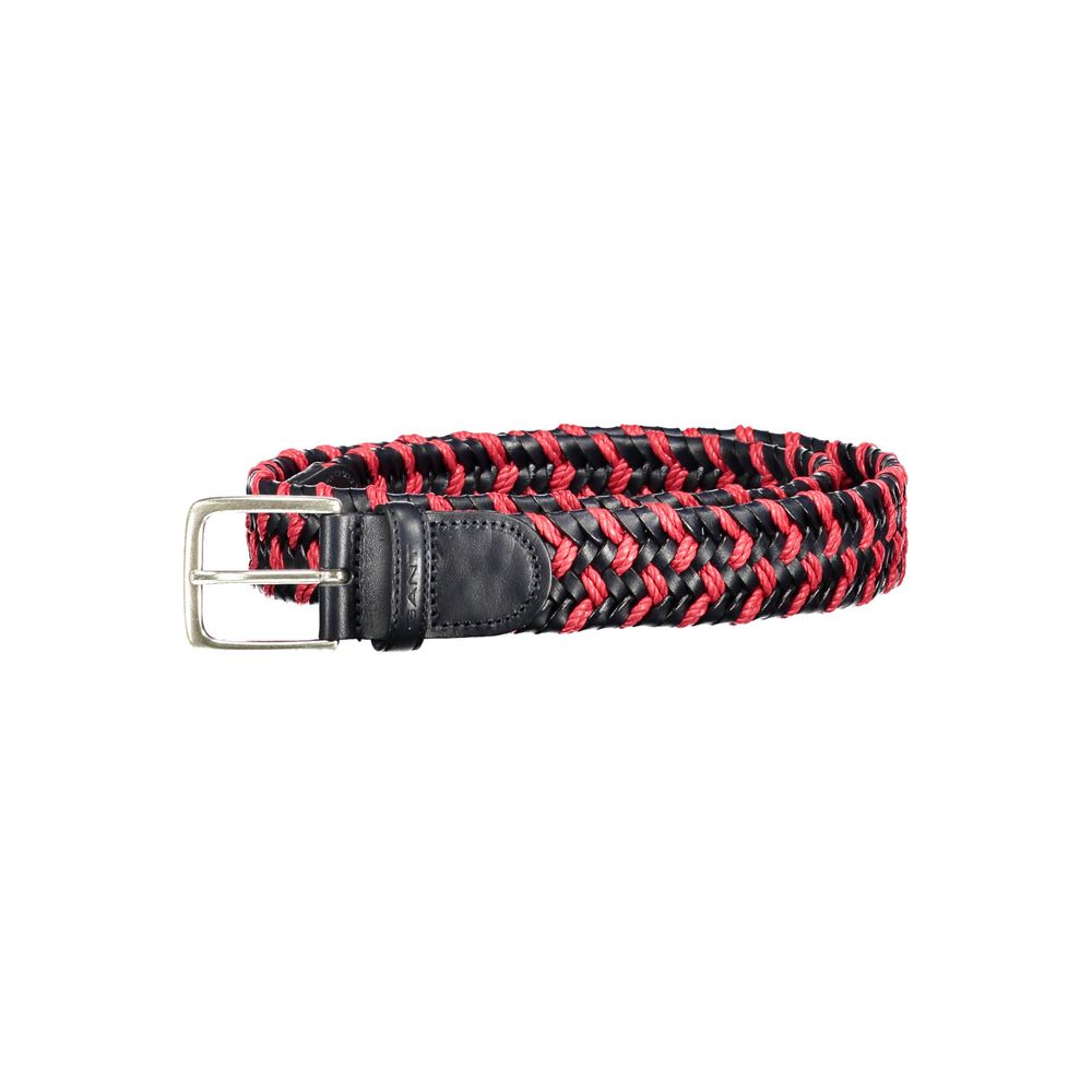 Ceinture élégante en cuir rose avec boucle en métal Gant