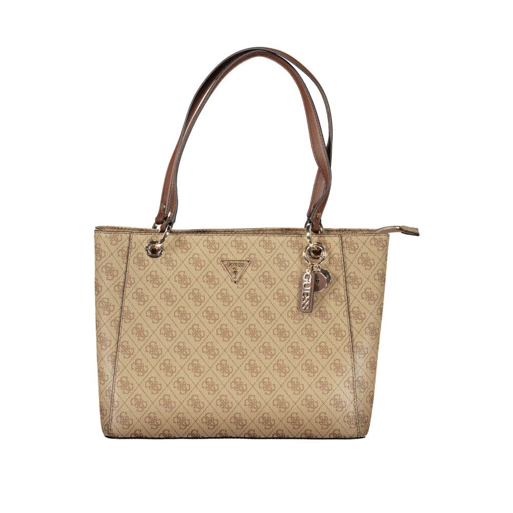 Sac à main Guess Jeans en polyéthylène beige