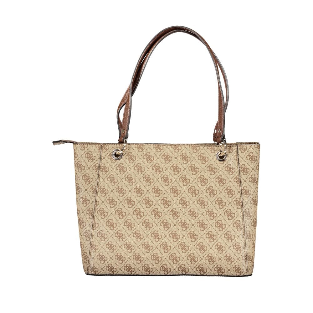 Sac à main Guess Jeans en polyéthylène beige