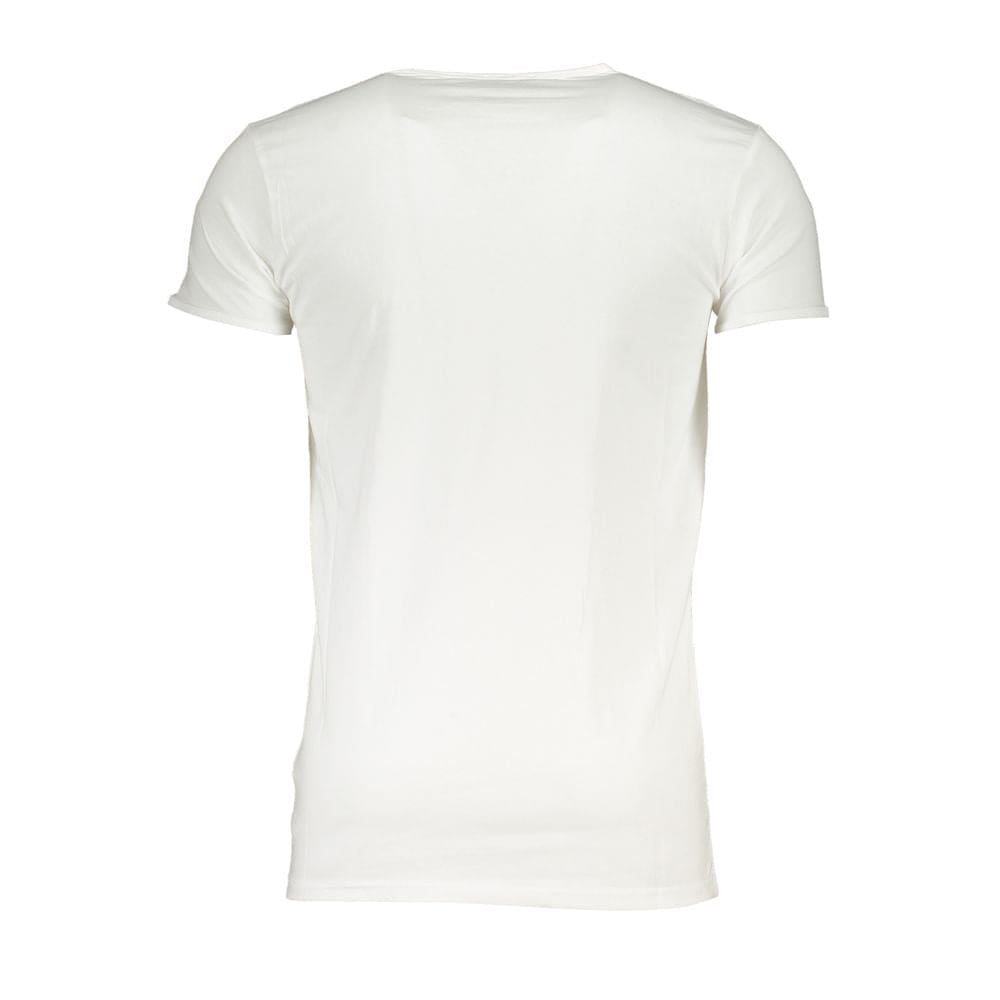 Camiseta de algodón blanca de la clase Cavalli