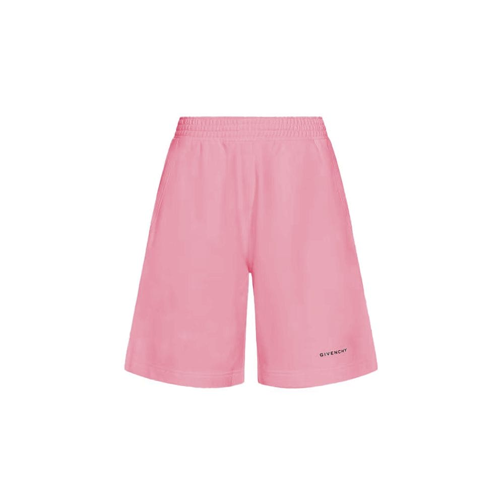 Pantalón corto de algodón rosa de Givenchy