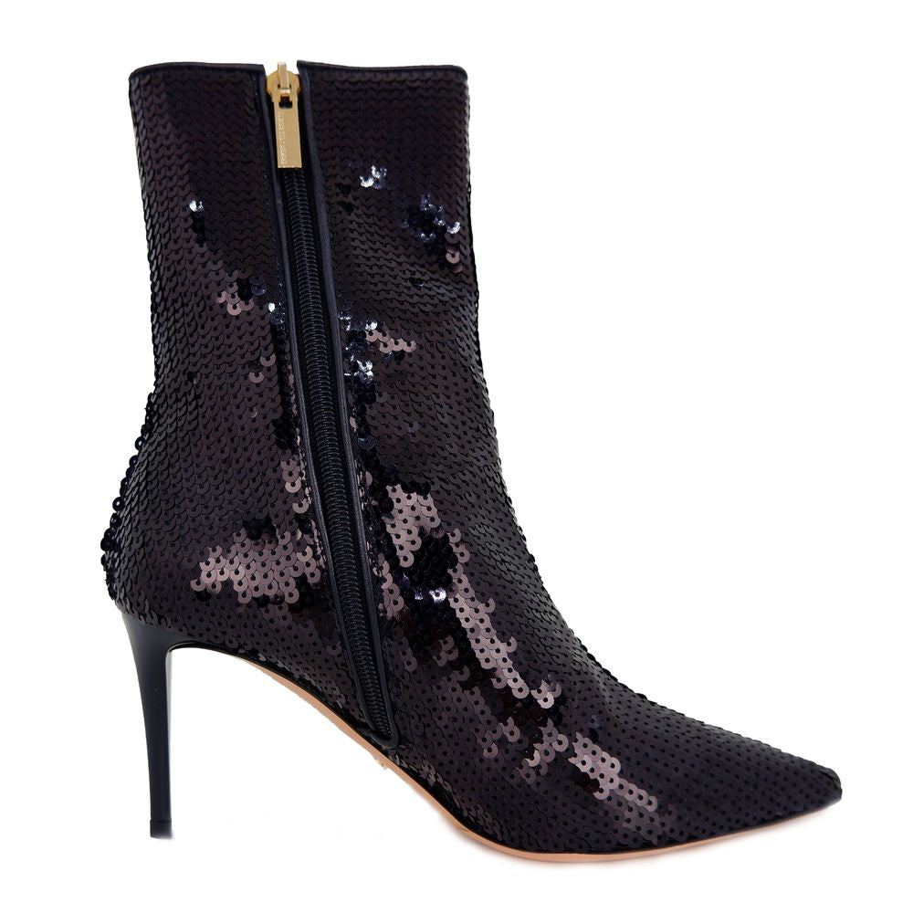 Bottines élégantes à paillettes Elisabetta Franchi