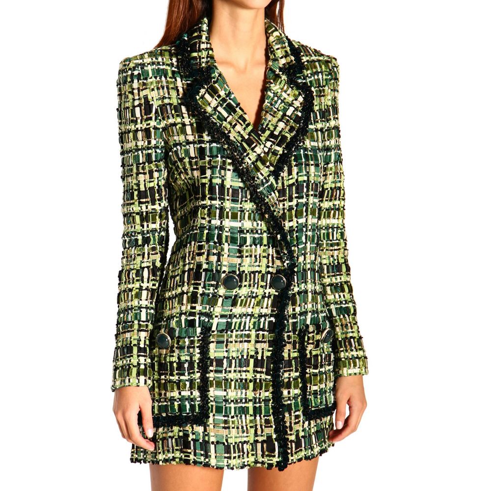 Veste boutonnée élégante vert forêt Elisabetta Franchi