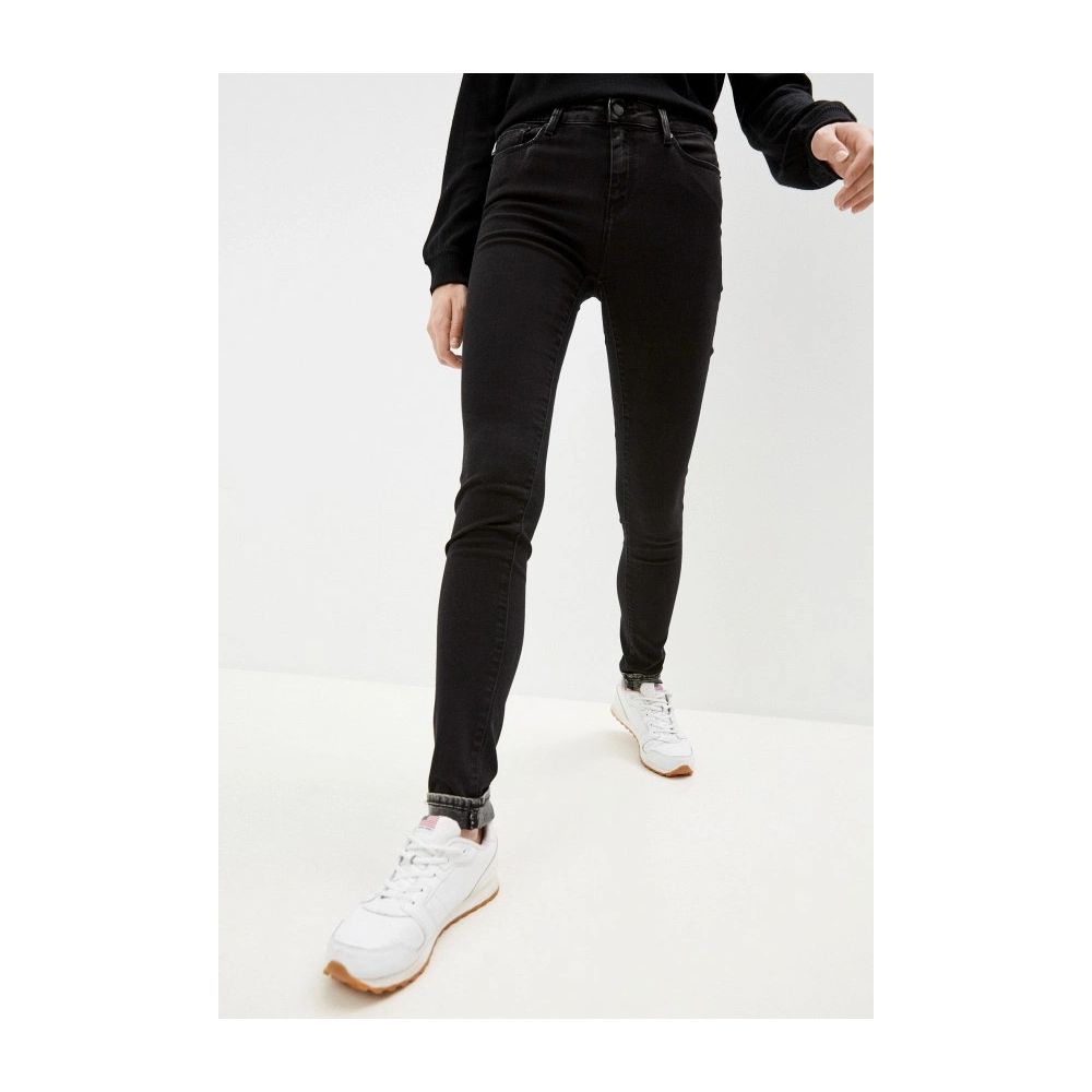 Love Moschino Elegant Black Stretch Slim Jeans