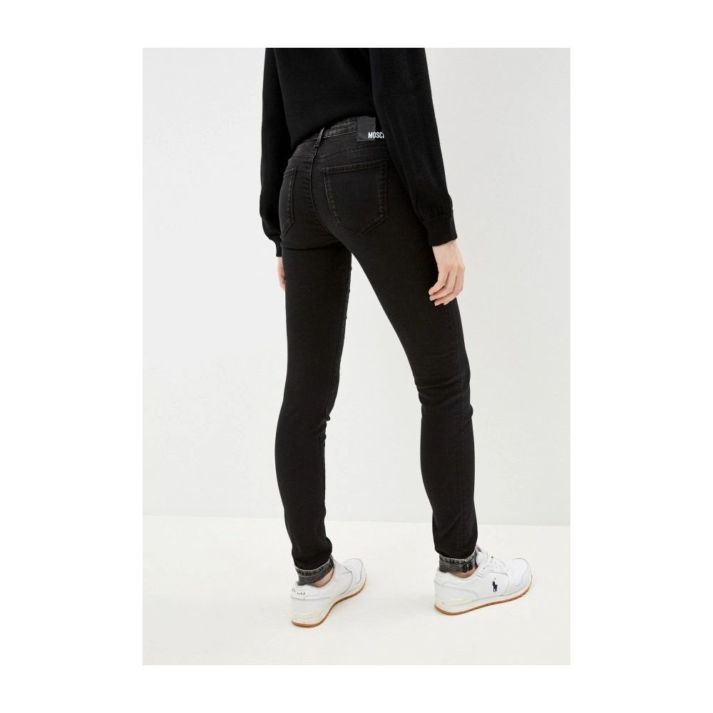 Jean slim stretch noir élégant Love Moschino