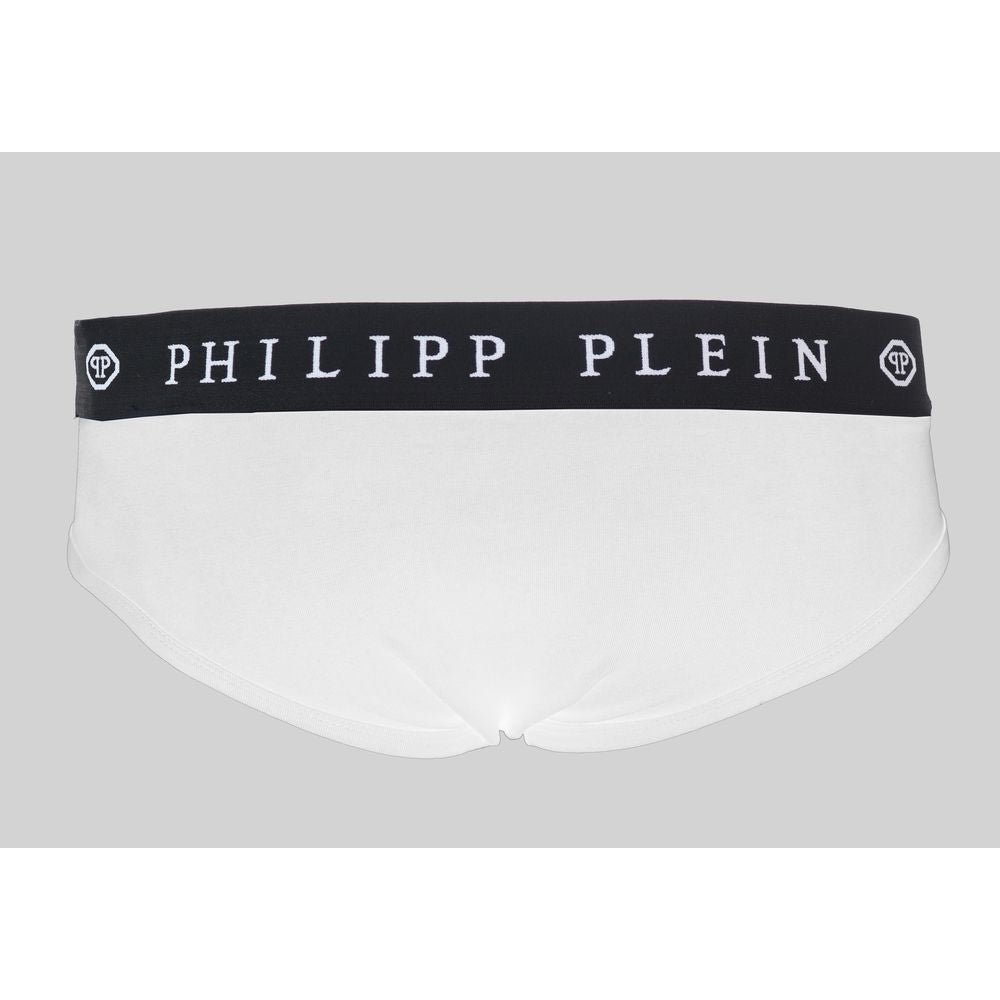 Lot de deux boxers blancs surélevés Philipp Plein