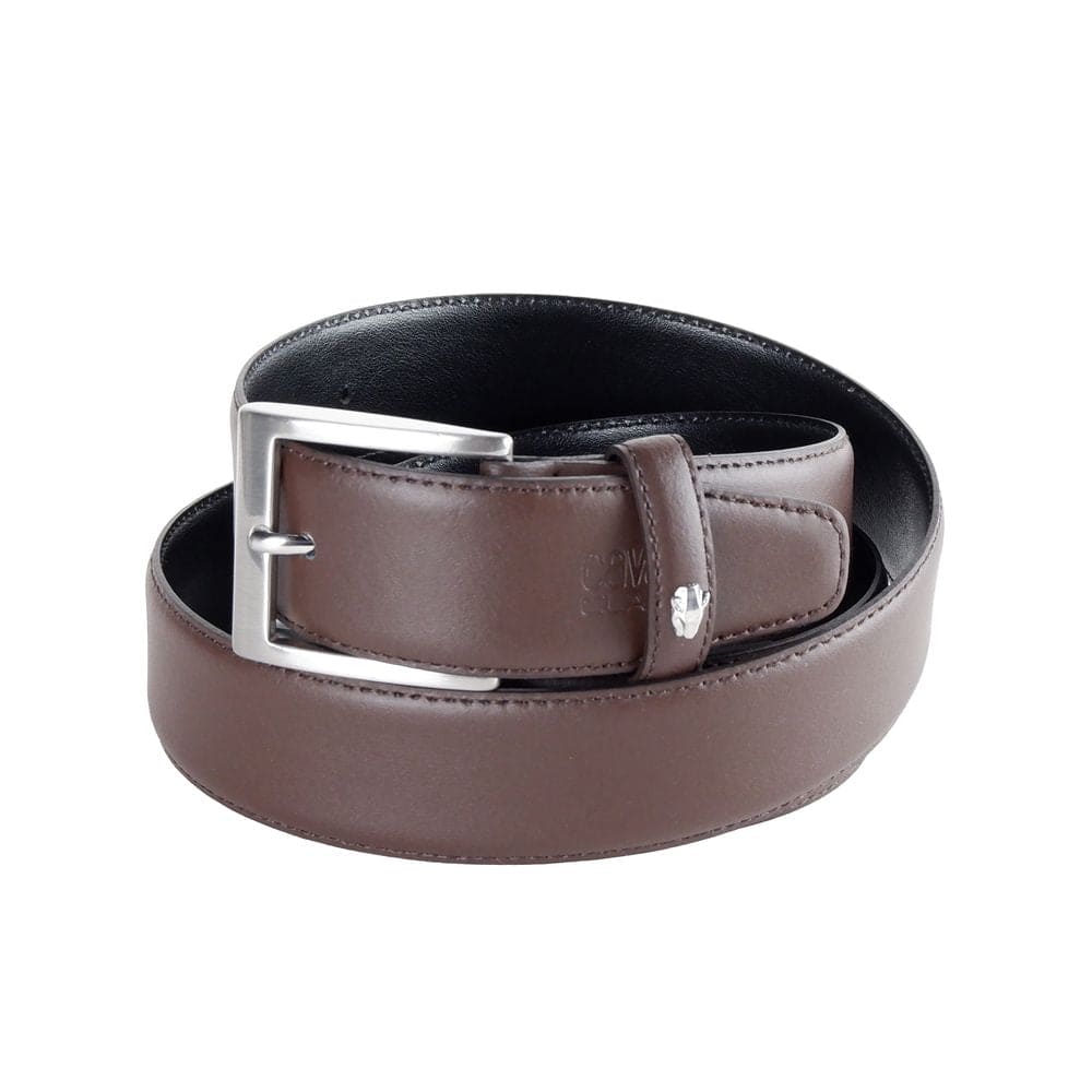 Ceinture réversible élégante en cuir Cavalli Class - Bicolore