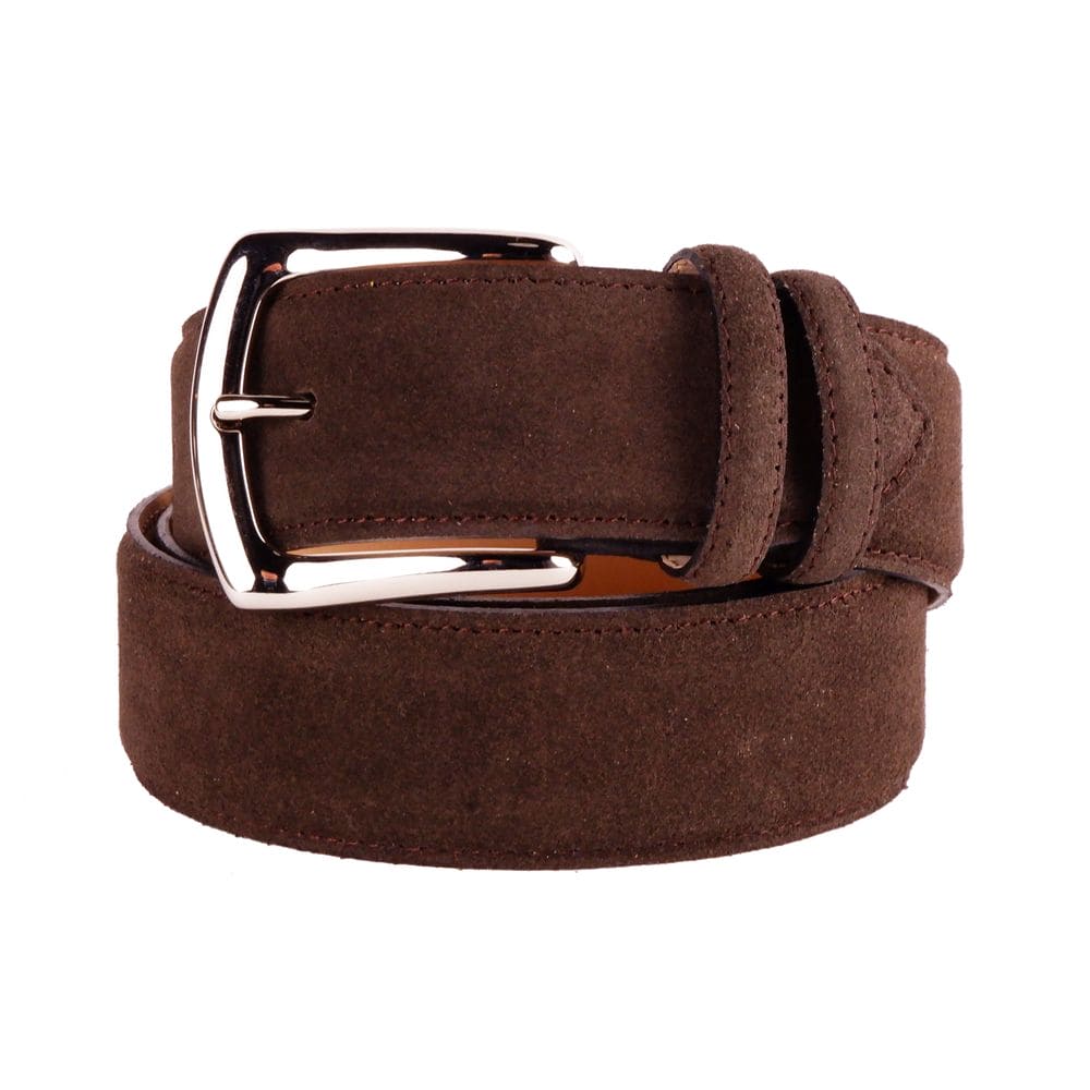 Ceinture en cuir de veau suédé italien raffiné Made in Italy Elegance