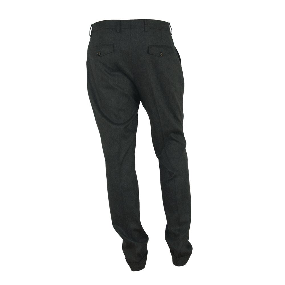 Pantalon gris élégant fabriqué en Italie pour homme