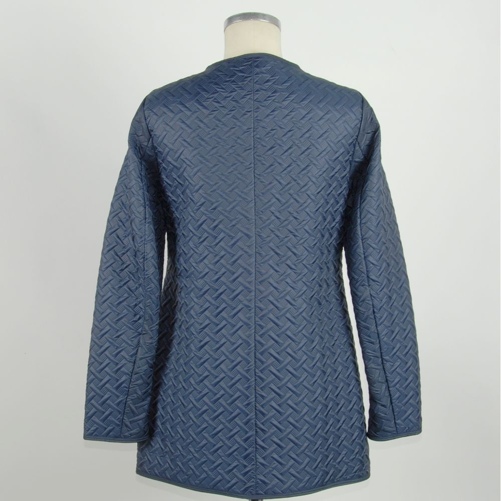 Chaqueta elegante de poliéster azul Emilio Romanelli