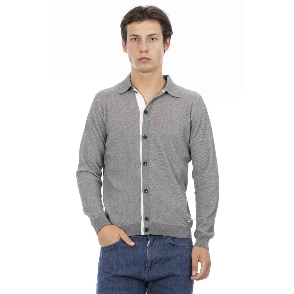 Chemise élégante en coton à manches longues Baldinini Trend