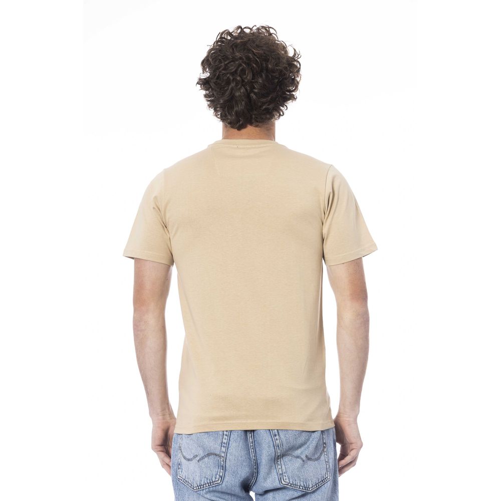 T-shirt en coton beige Cavalli Class