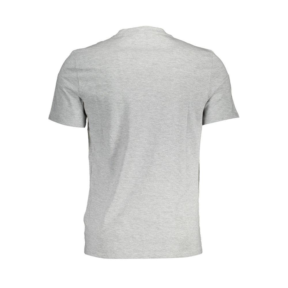 T-shirt ras du cou à logo Guess Jeans gris élégant