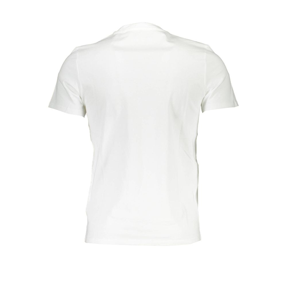 T-shirt slim blanc Guess Jeans avec imprimé logo