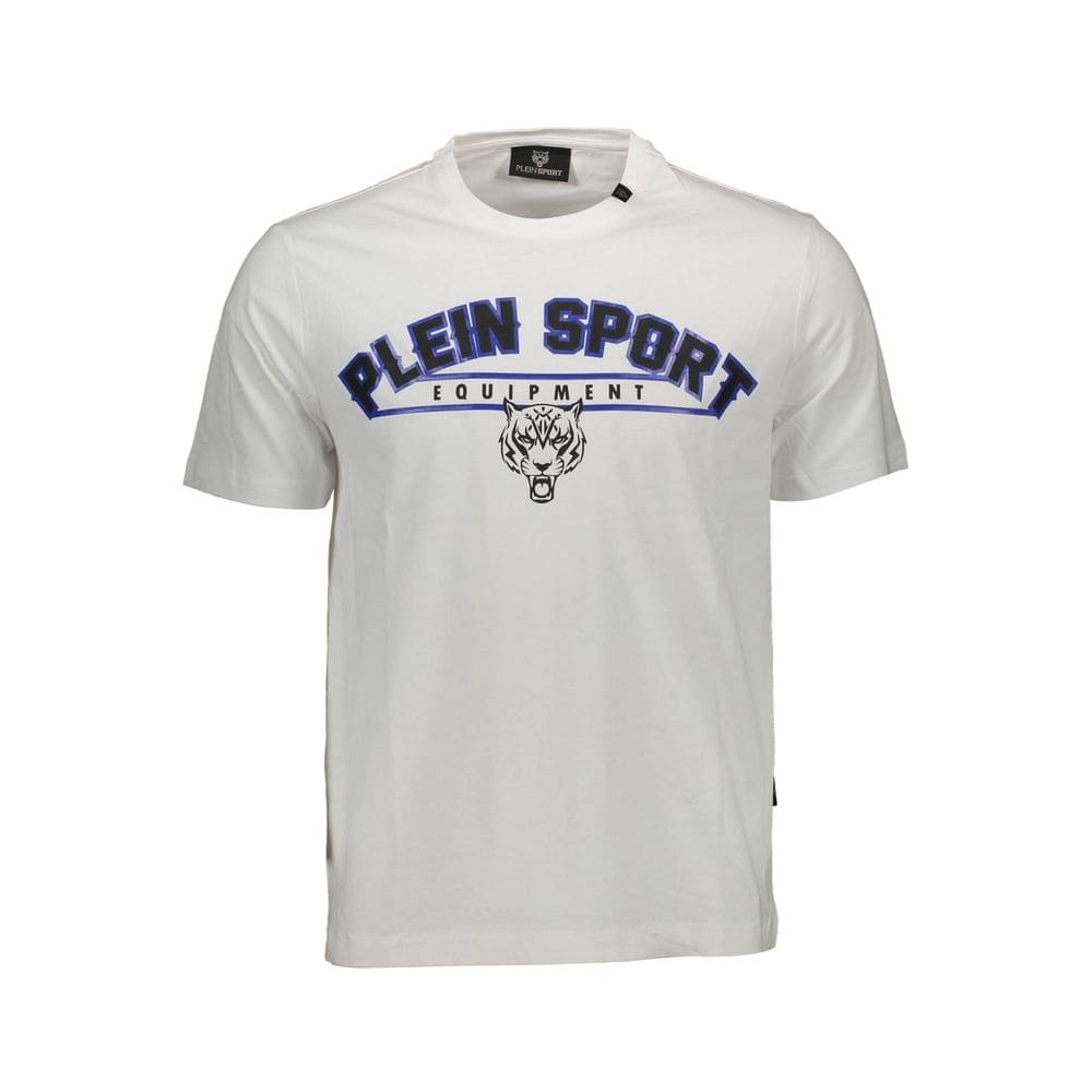 Camiseta deportiva elegante con cuello redondo de Plein Sport