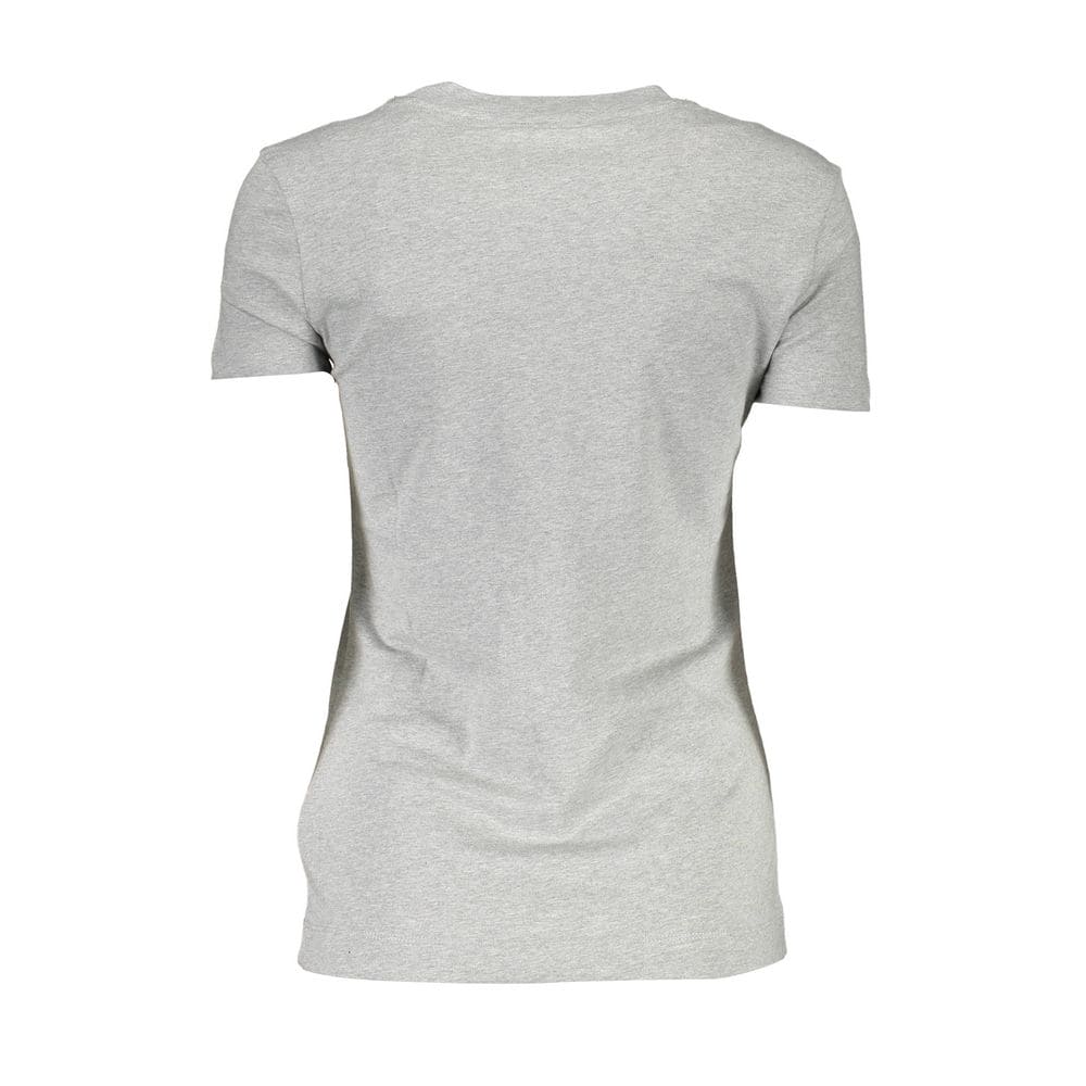 T-shirt bio imprimé logo Guess Jeans Chic gris