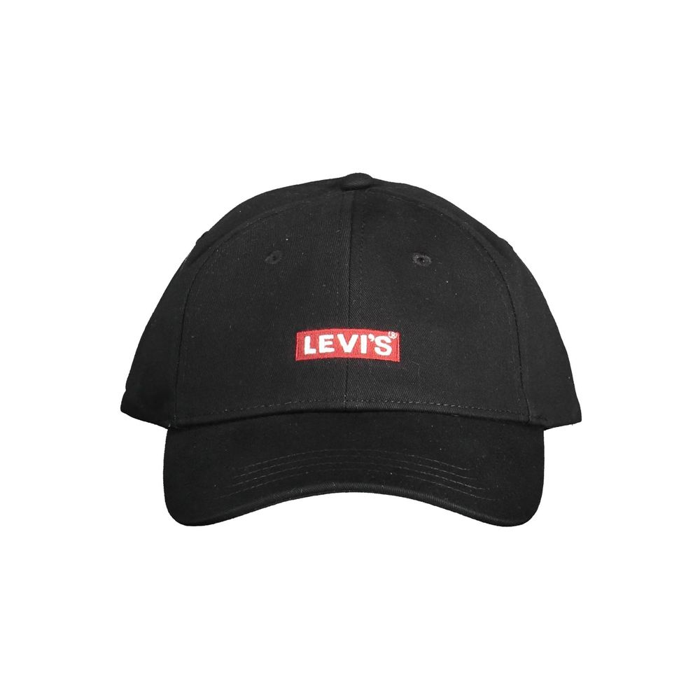 Gorra con visera bordada Levi's Chic en elegante color negro