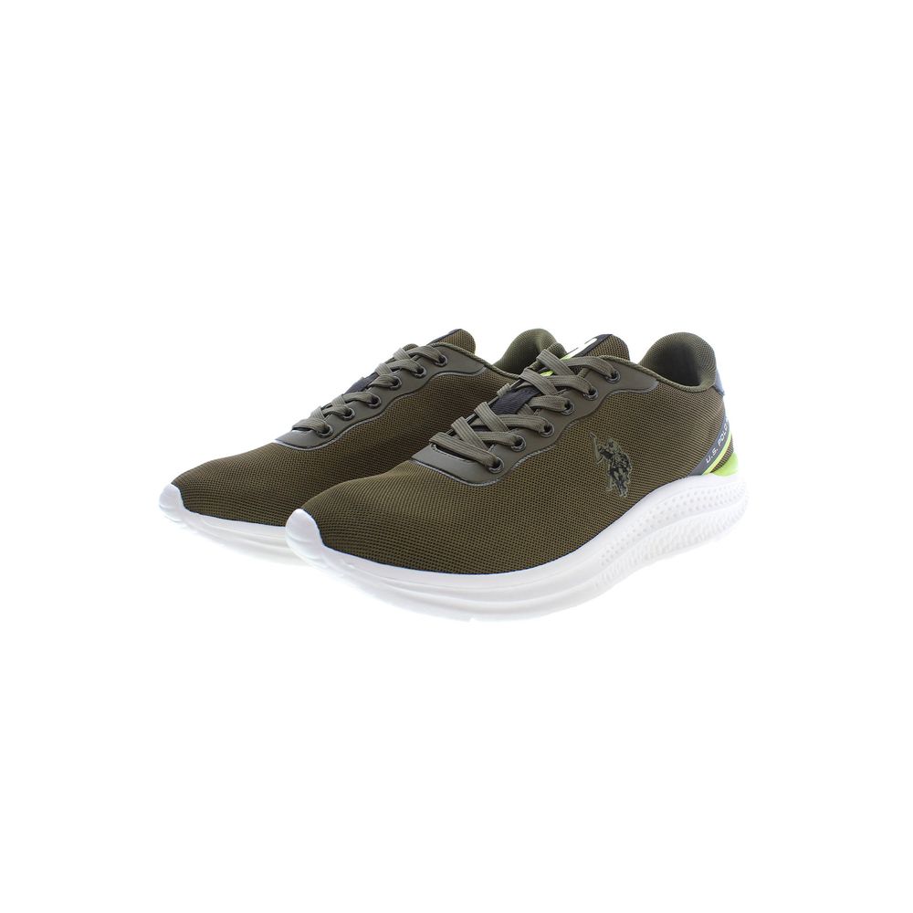 US POLO ASSN. Zapatillas deportivas elegantes con cordones en color verde