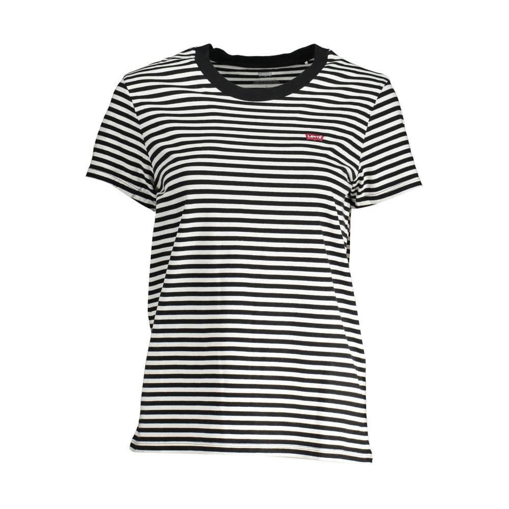 T-shirt Levi's Chic en coton noir avec logo classique