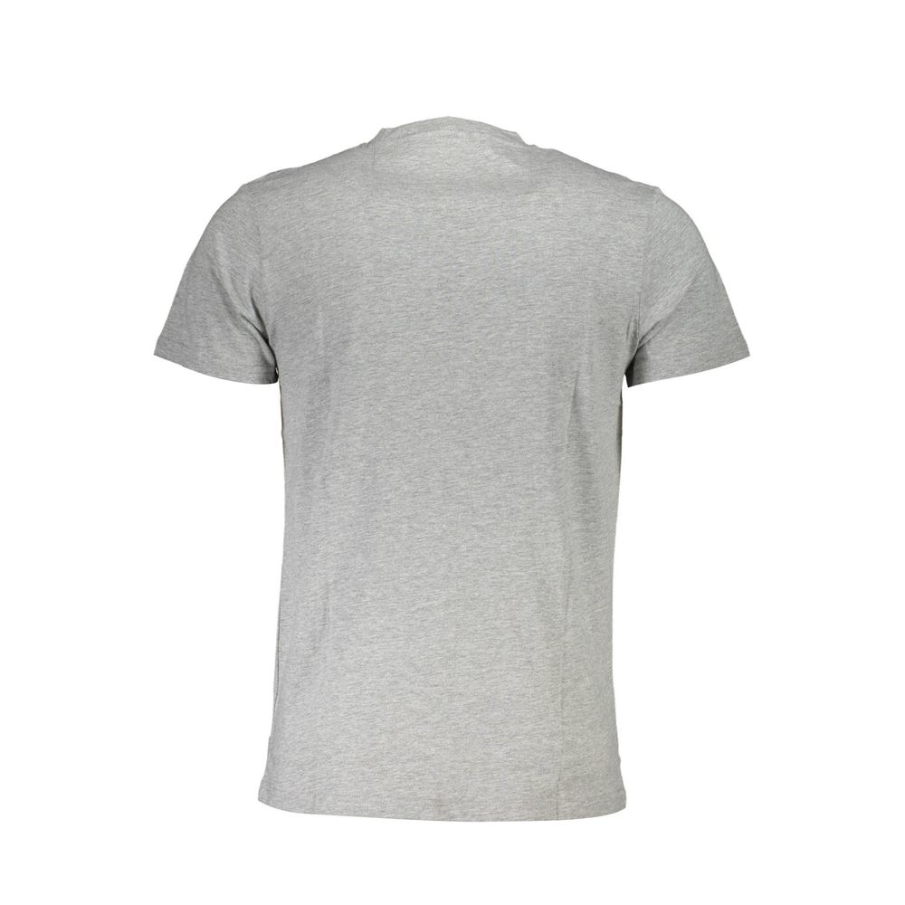 Camiseta de algodón gris Cavalli Class