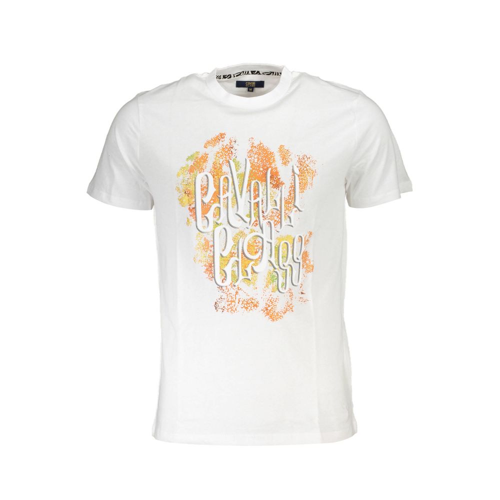 T-shirt en coton gris Cavalli Class