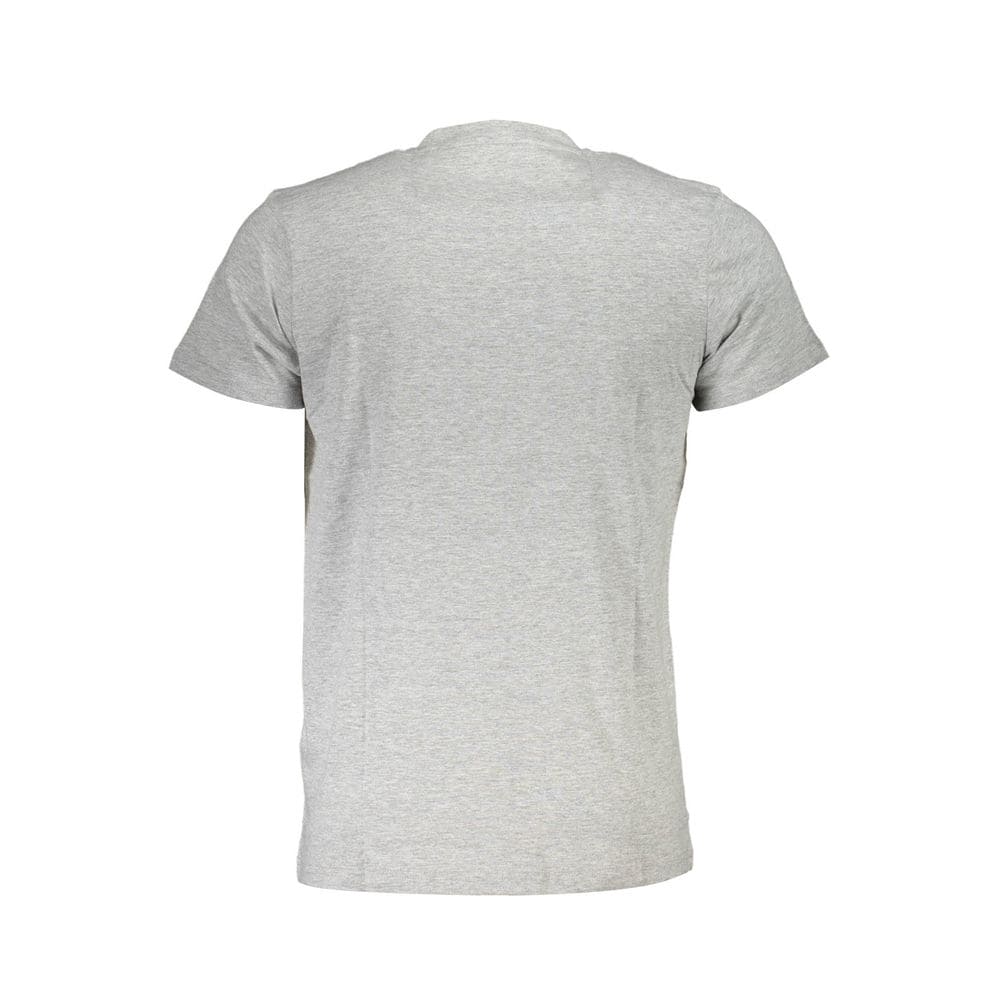 Camiseta de algodón gris Cavalli Class