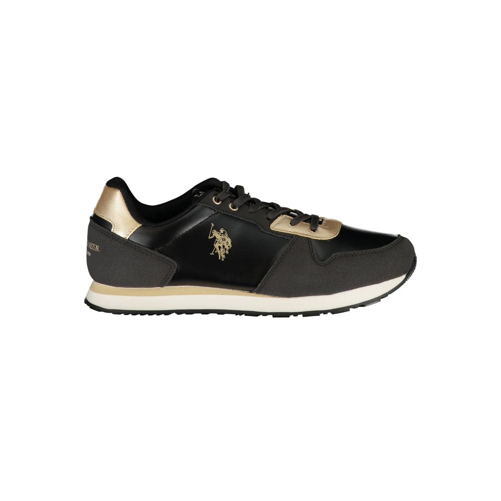 US POLO ASSN. Zapatillas deportivas negras de poliéster