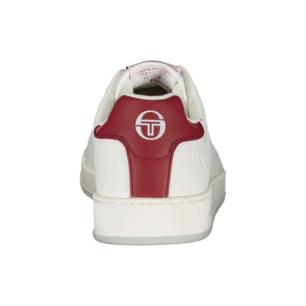 Baskets blanches élégantes Sergio Tacchini avec détails contrastés