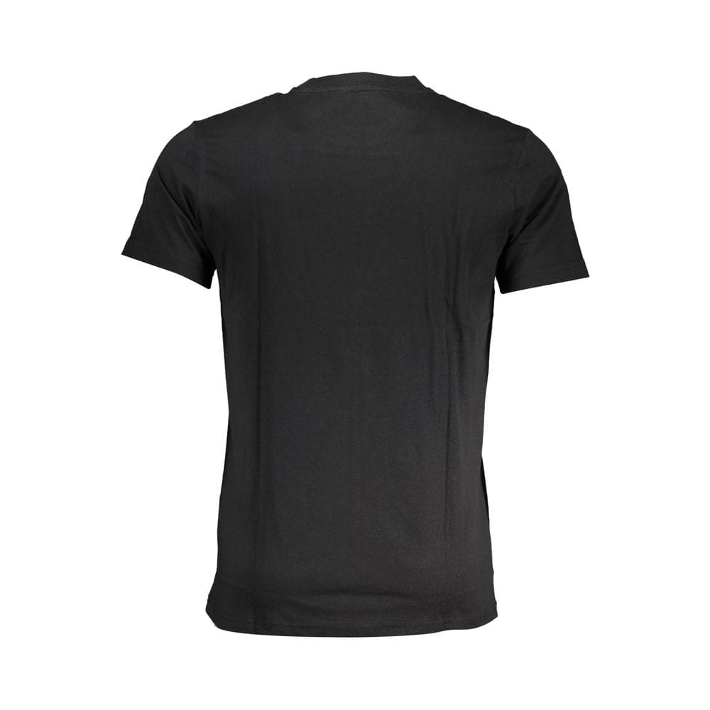 Camiseta de algodón negra Cavalli Class