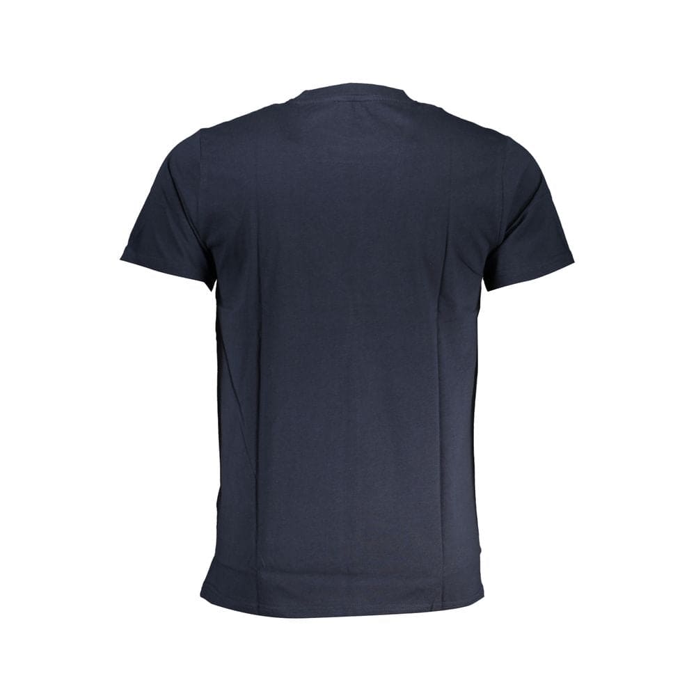 Camiseta de algodón azul Cavalli Class