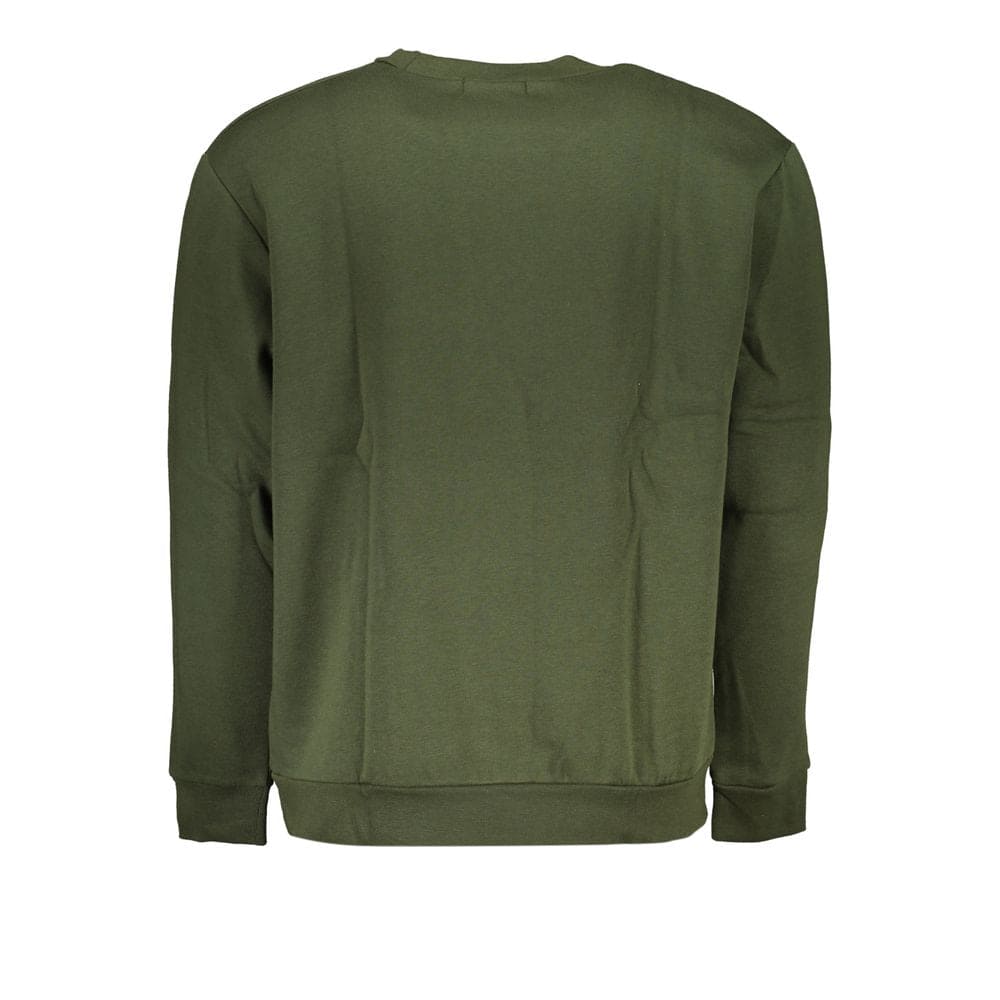 Pull ras du cou brodé vert chic de Cavalli Class