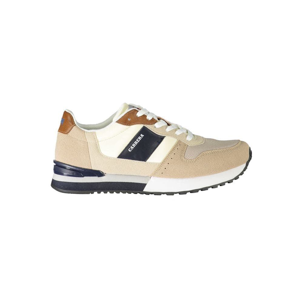 Zapatilla deportiva Carrera de poliéster color beige