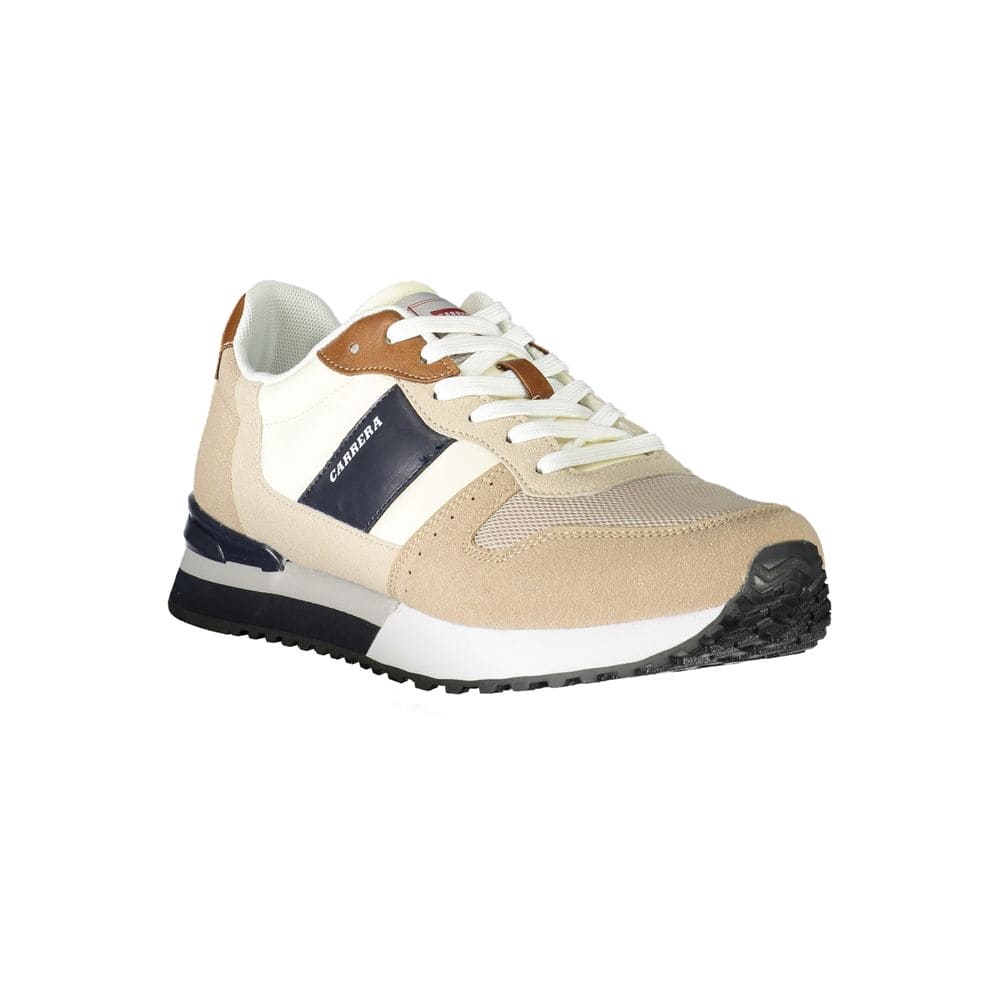 Carrera Beige Polyester Sneaker